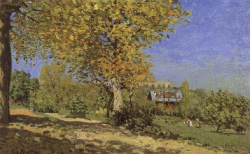 Alfred Sisley Landscape at Louveciennes china oil painting image